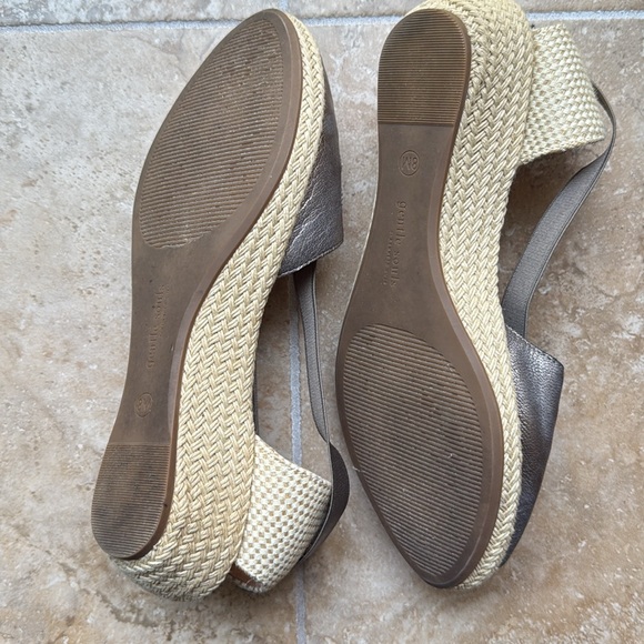 Gentle Souls by Kenneth Cole Lena Espadrilles Slip-on Sandals Leather Textile 8 - Picture 5 of 12